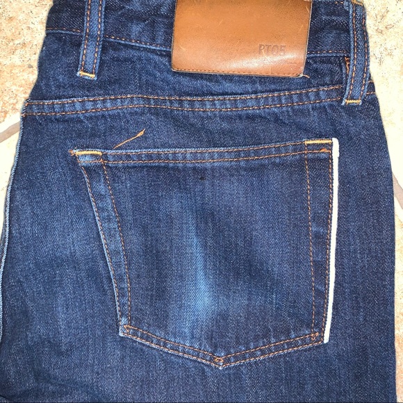 COPY - PT05 Dark Wash Button Front Denim Jeans size 32 x 28 - Picture 4 of 10